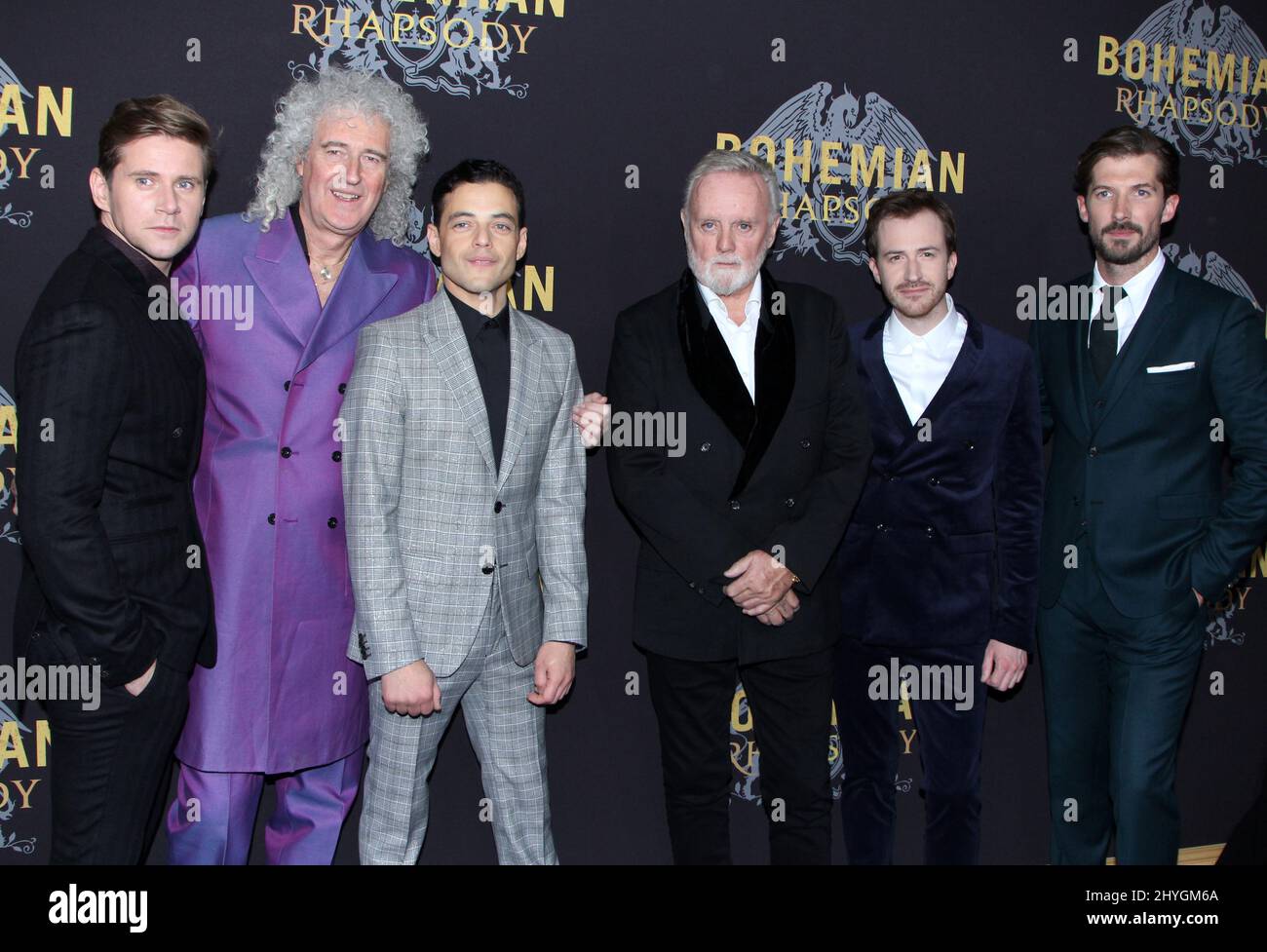 Allen Leech Brian May Rami Malek Roger Taylor Joe Mazzello Gwilym allen-leech-brian-may-rami-malek-roger-taylor-joe-mazzello-gwilym