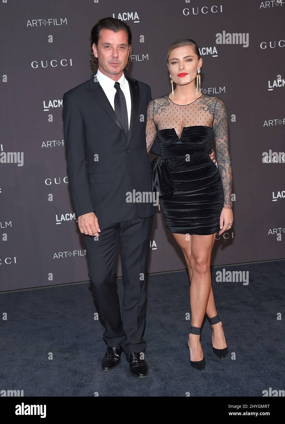 Gavin Rossdale and Sophia Thomalla attending the LACMA Alfonso Cuaron at LACMA Art + Film Gala 2018 honoring Catherine Opie and Guillermo del Toro held at LACMA in Los Angeles, California Stock Photo