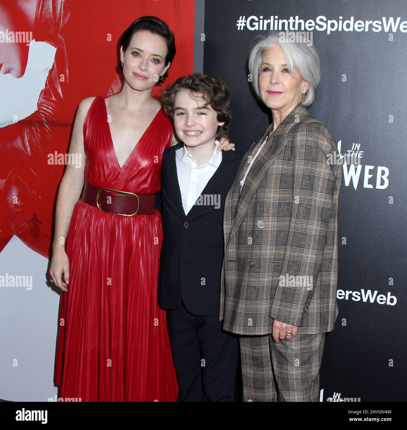 Claire Foy, Christopher Convery & Elizabeth Cantillon attending 'The ...