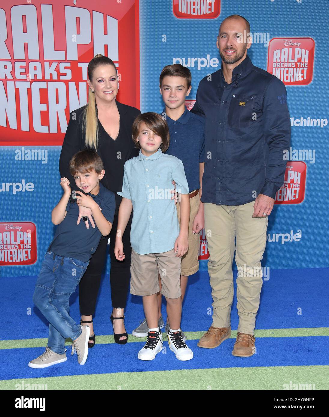 Melissa Joan Hart arriving to the 'Ralph Breaks the Internet' World