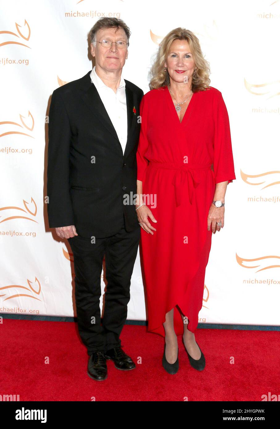 Steve Winwood & wife Eugenia Winwood at A Funny Thing Happened on the Way to Cure Parkinson's held at the Hilton New York on November 10, 2018 in New York City, NY Stock Photo