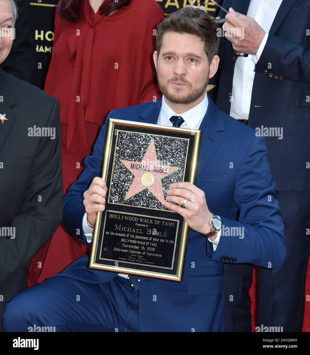 Michael Buble at Michael Buble's Hollywood Walk of Fame Star Ceremony(02)