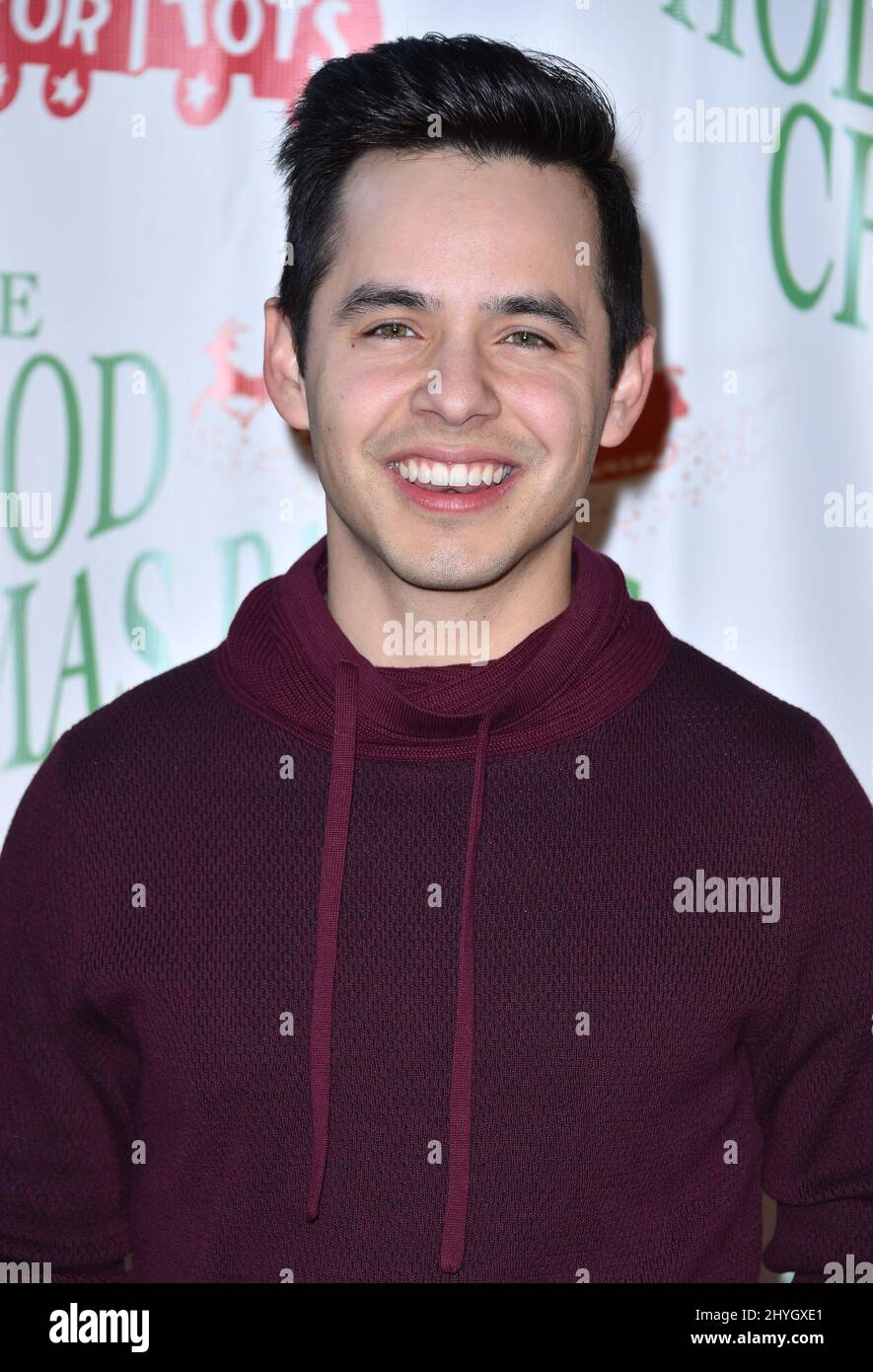 David Archuleta at the 87th Annual Hollywood Christmas Parade in Los Angeles Stock Photo