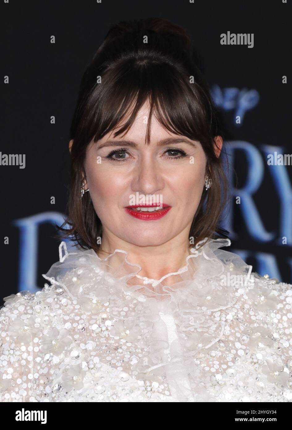 Emily Mortimer attending the World Premiere of Mary Poppins Returns in ...