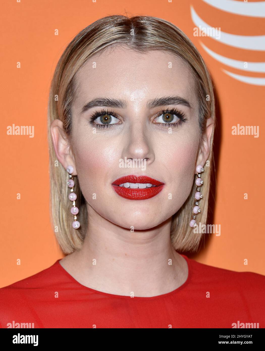 Emma Roberts at The TrevorLIVE Project LA 2018 held at the Beverly Hilton Hotel. Stock Photo