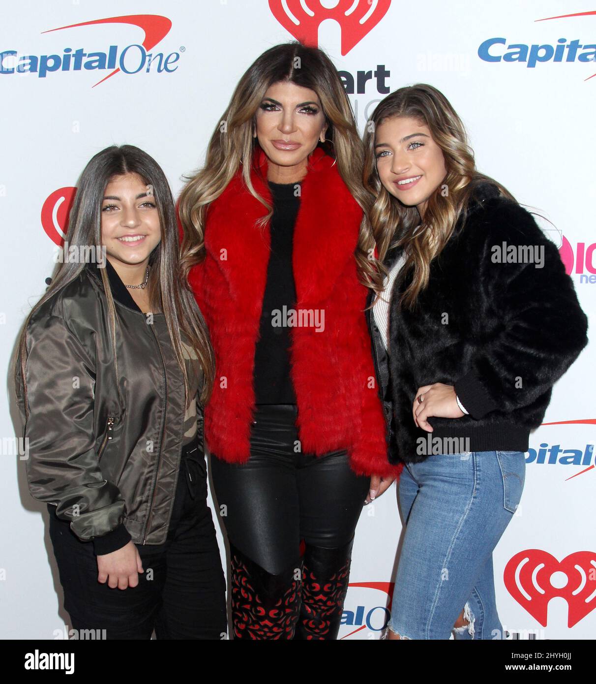 Milania Giudice, Teresa Giudice & Gia Giudice arriving for Z100's