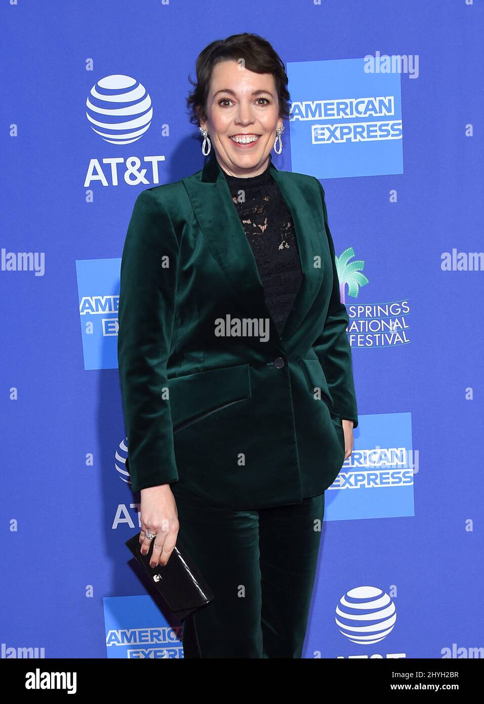 Olivia Coleman at the 30th Annual Palm Springs International Film Festival Film Awards Gala Stock Photo