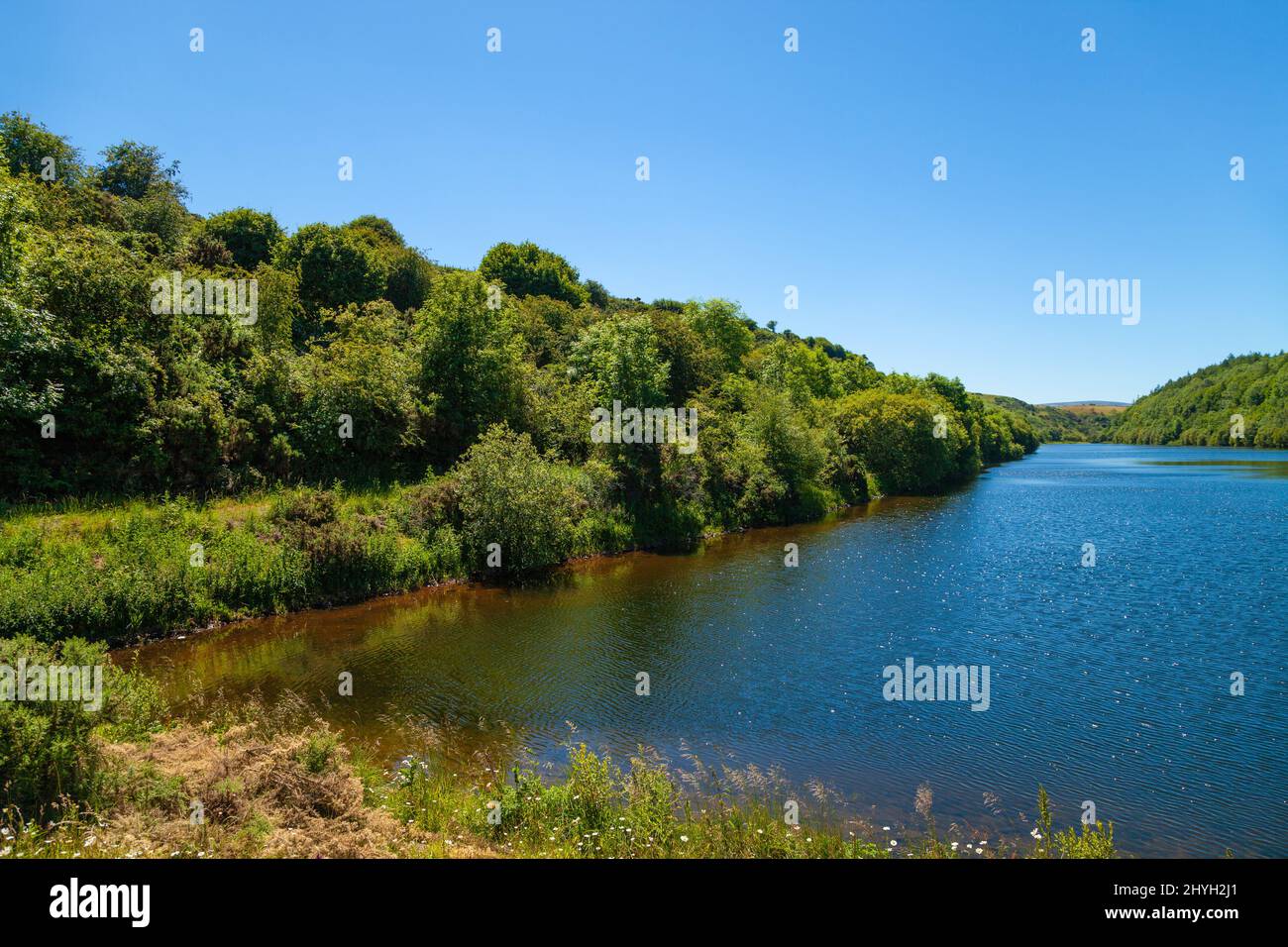 Donnelly reservoir near Gifford, East lothian Stock Photo