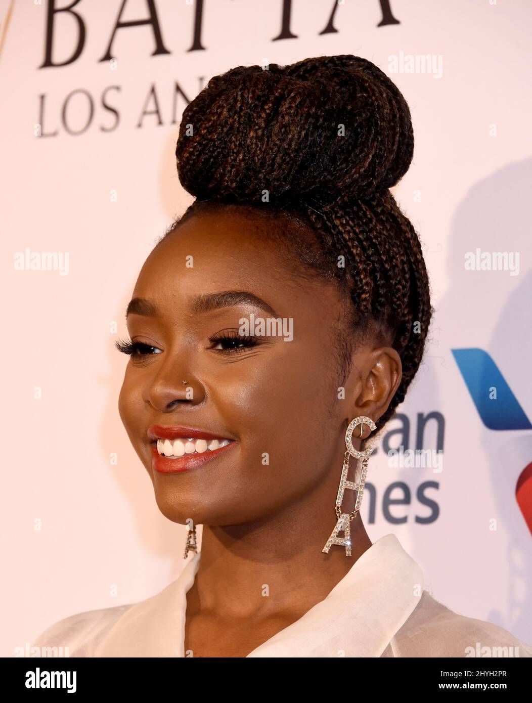 Kiki Layne arrives at the BAFTA Los Angeles Tea Party held at the Four