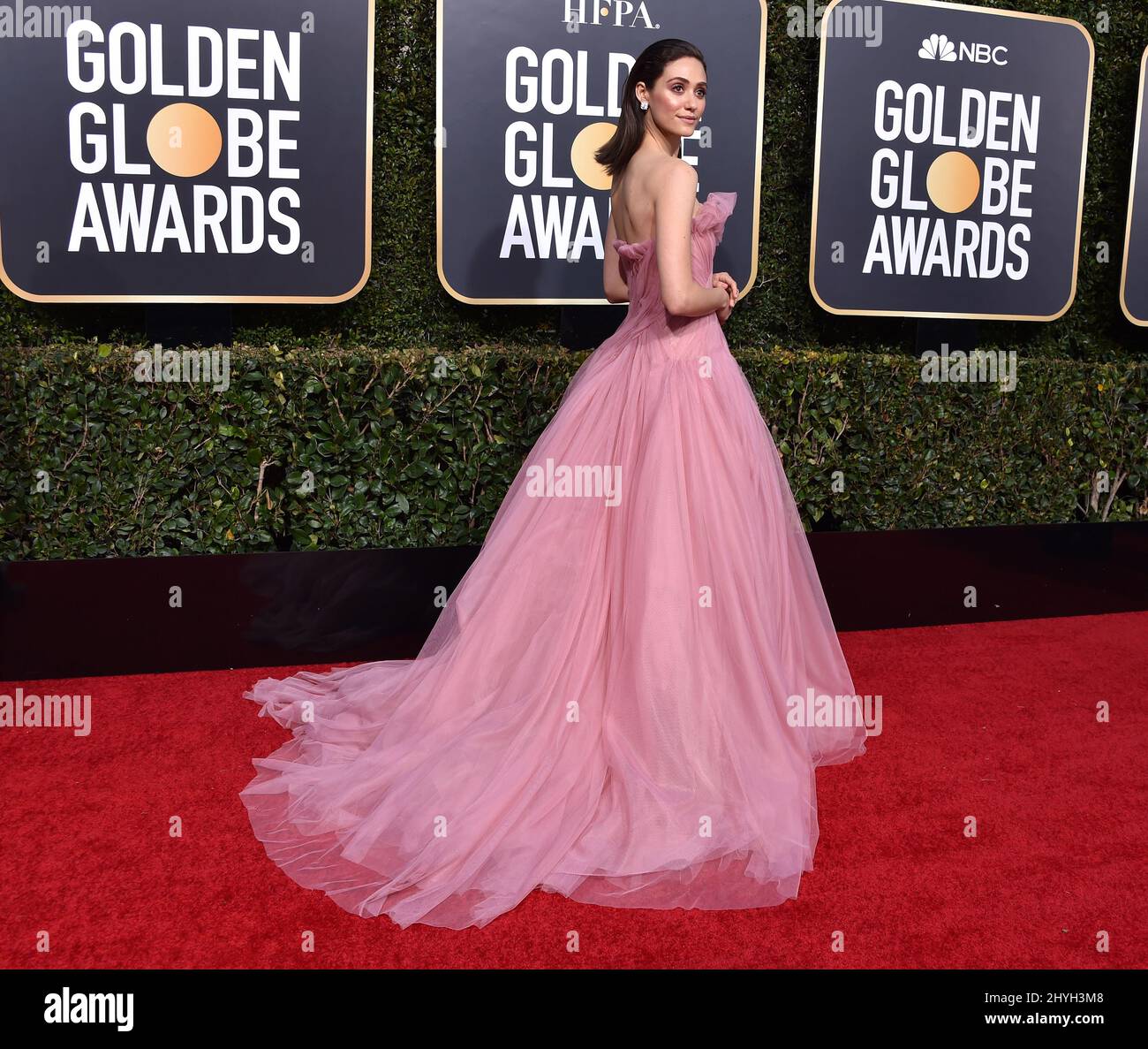 Emmy Rossum at the 76th Annual Golden Globe Awards held at the Beverly ...