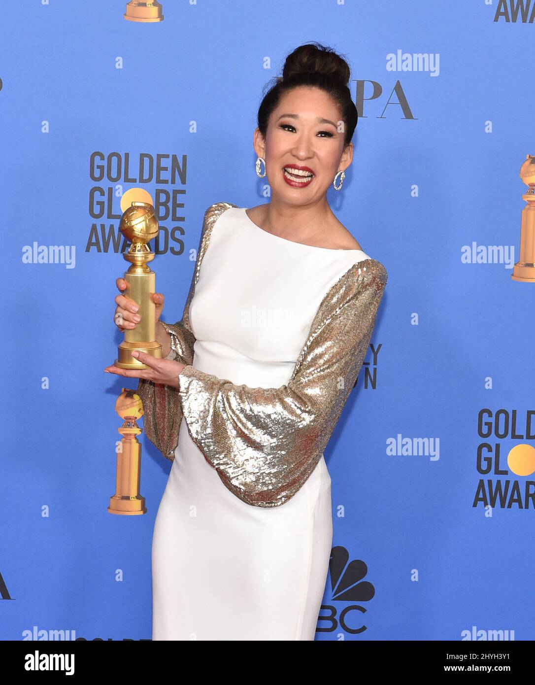 Sandra Oh At The 76th Annual Golden Globe Awards Held At The Beverly Sandra Oh At The 76th Annual Golden Globe Awards Held At The Beverly