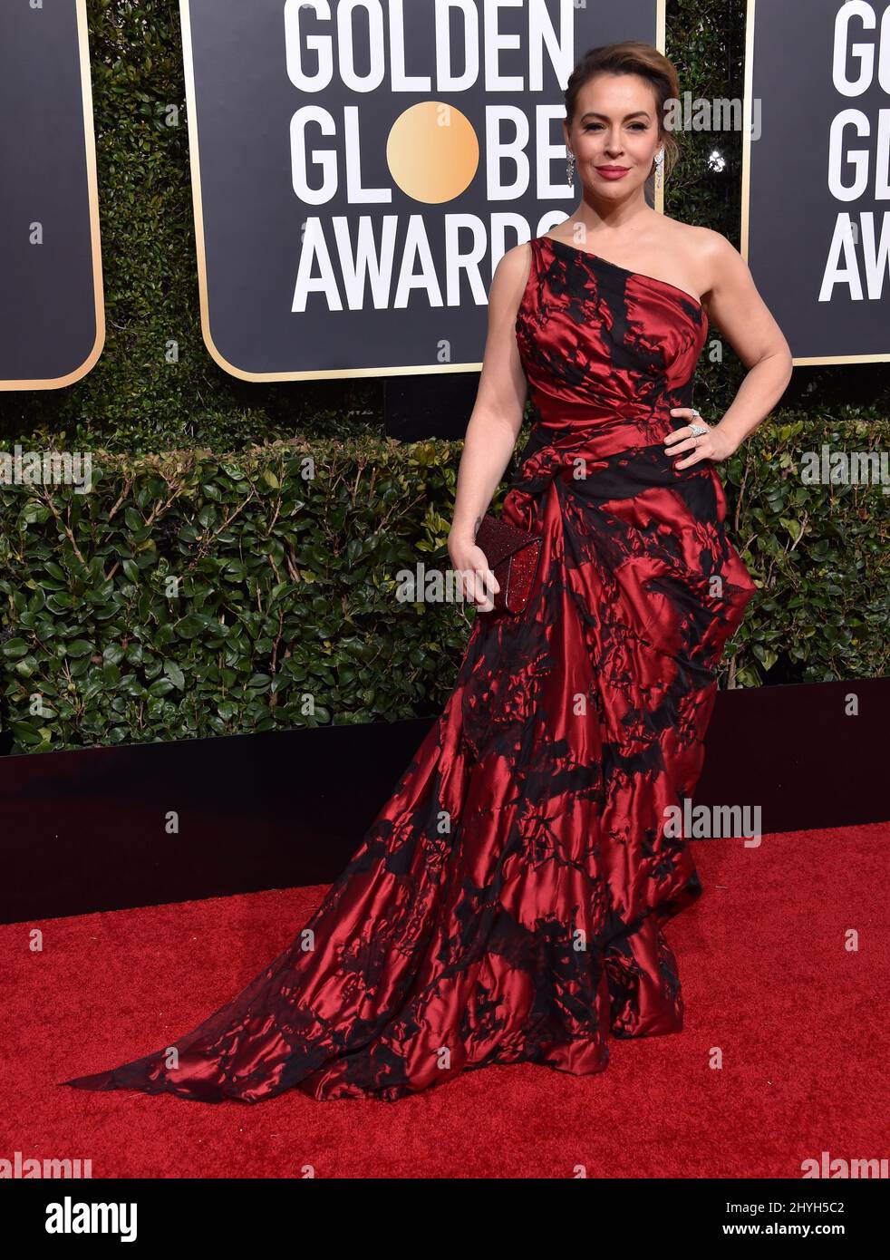 Alyssa Milano 2022 Golden Globes