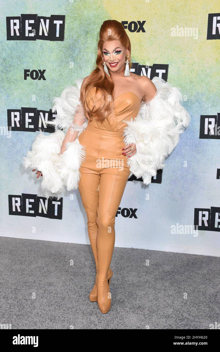 Valentina arrives at the 'Rent: Live' TV show photocall held on the 20th Century Fox Lot Stock Photo
