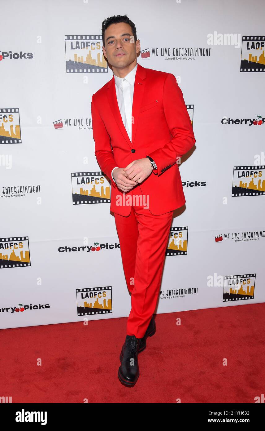 Rami Malek at the 2nd Annual Los Angeles Online Film Critics Society Awards held at the Taglyan Complex Stock Photo