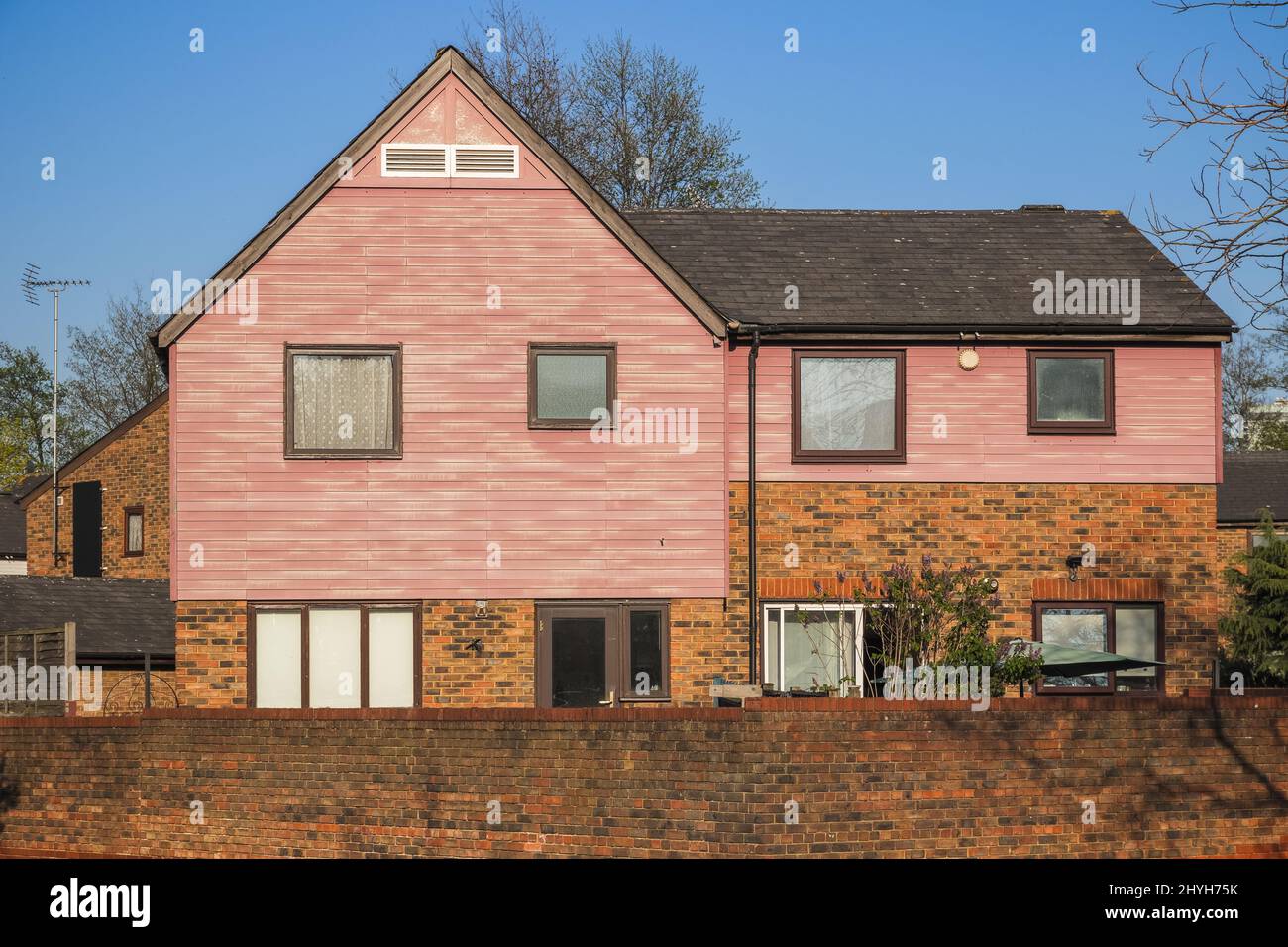 Traditional English detached house in Rotherhithe, London Stock Photo
