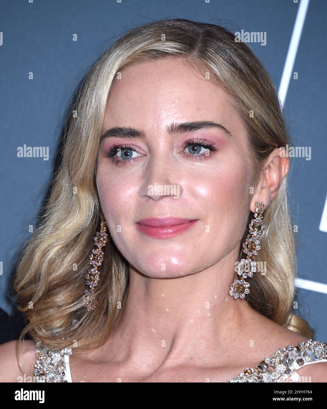 Emily Blunt at the 24th Annual Critics' Choice Awards Pressroom held at Barker Hanger on January 13, 2019 in Santa Monica, CA. Stock Photo