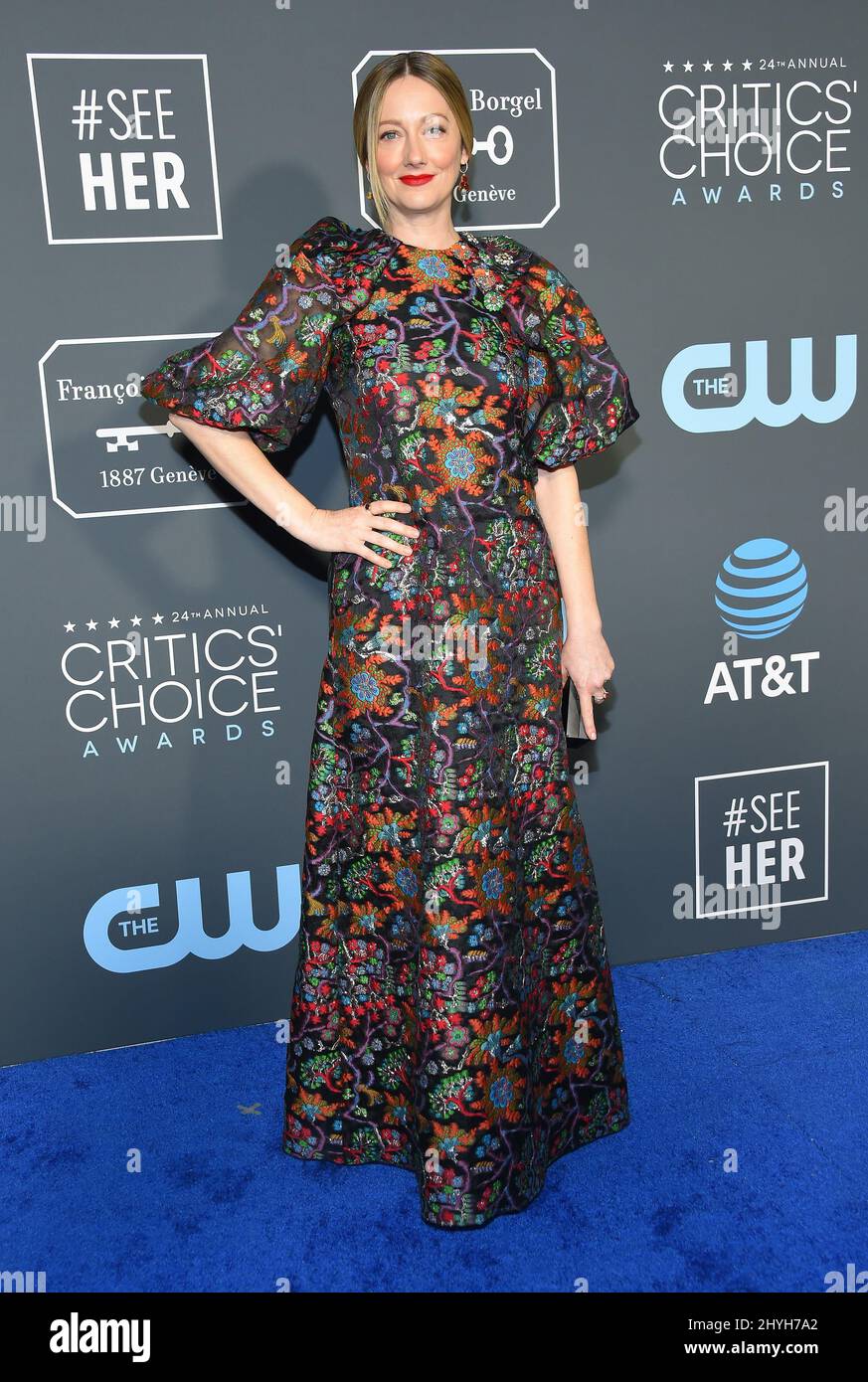Judy Greer at the 24th Annual Critics' Choice Awards Stock Photo