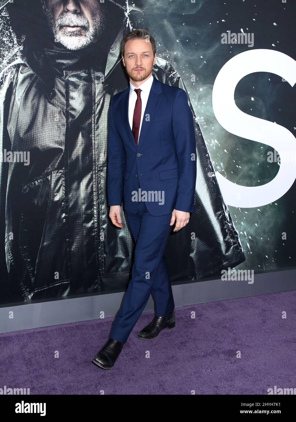 James McAvoy attending the 'Glass' New York Premiere held at the SVA Theater on January 15, 2019 in New York City, NY Stock Photo