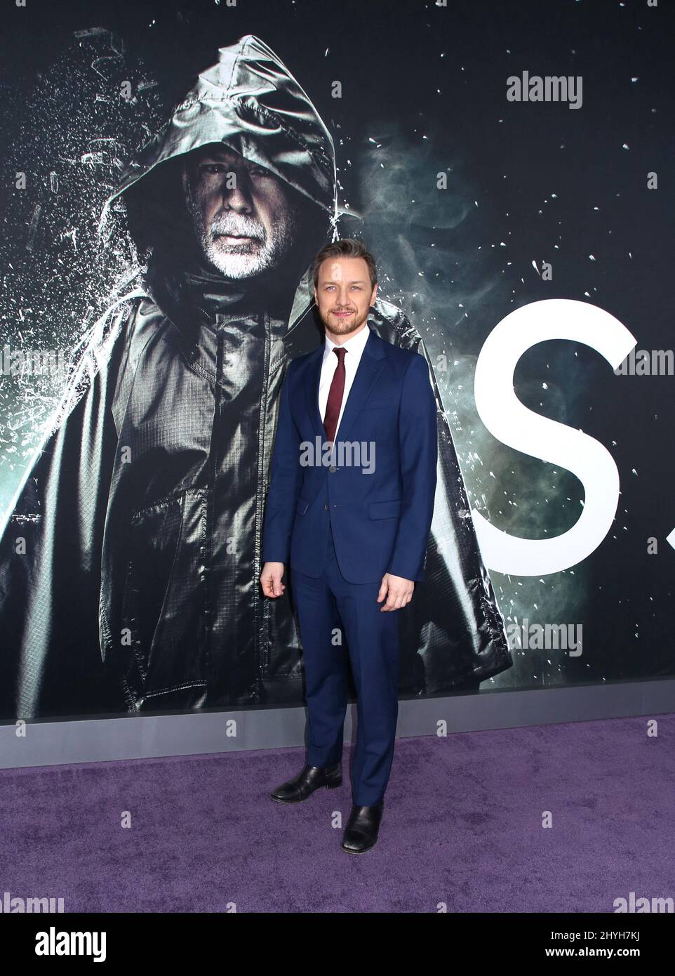 James McAvoy attending the 'Glass' New York Premiere held at the SVA Theater on January 15, 2019 in New York City, NY Stock Photo