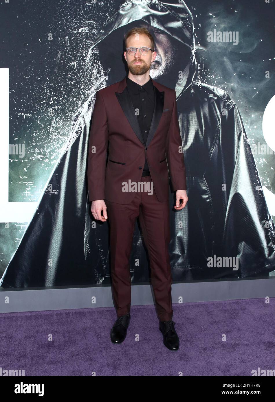 Adam David Thompson attending the 'Glass' New York Premiere held at the SVA Theater on January 15, 2019 in New York City, NY Stock Photo