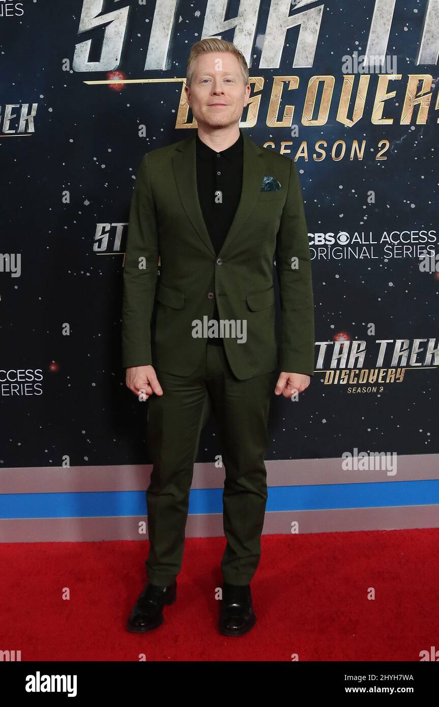Anthony Rapp attending the season 2 premiere of Star Trek: Discovery in New York Stock Photo