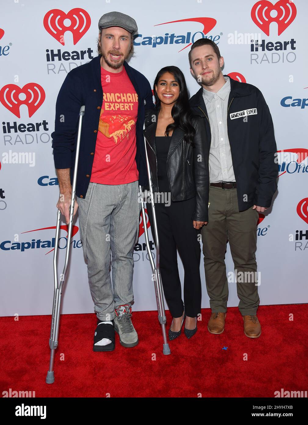 Dax Shepard Monica Padman And Rob Holysz At The 2019 IHeartRadio 