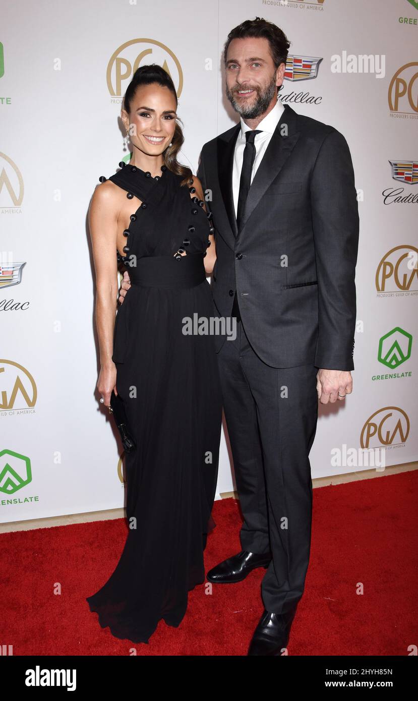 Jordana Brewster and Andrew Form at the 2019 Annual Producers Guild