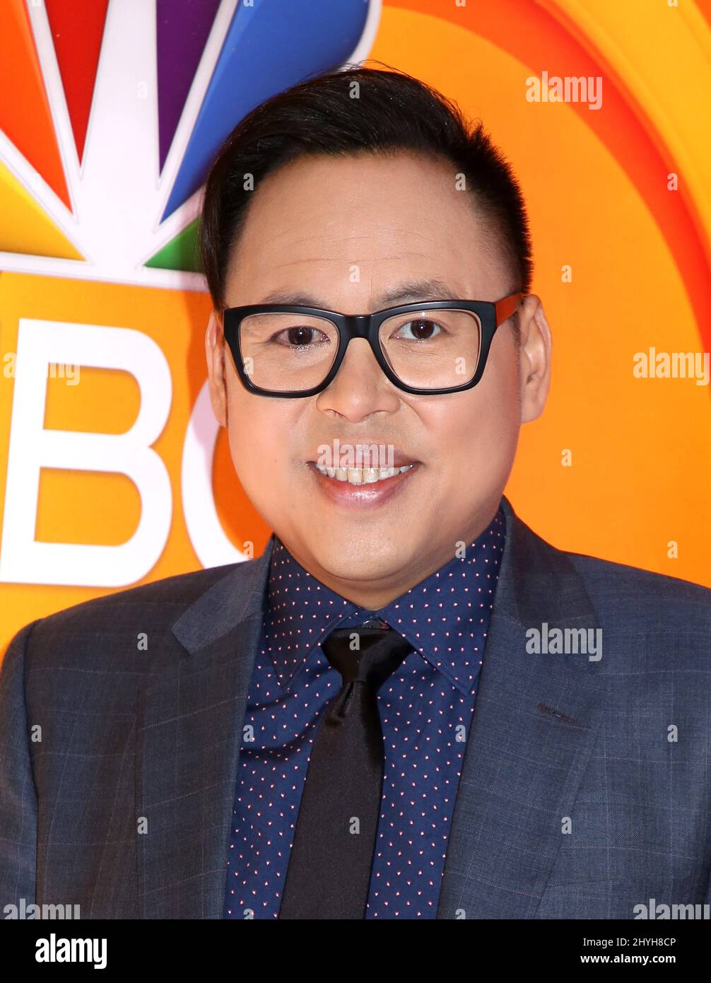 Nico Santos attending the NBC Midseason Press Day in New York Stock Photo