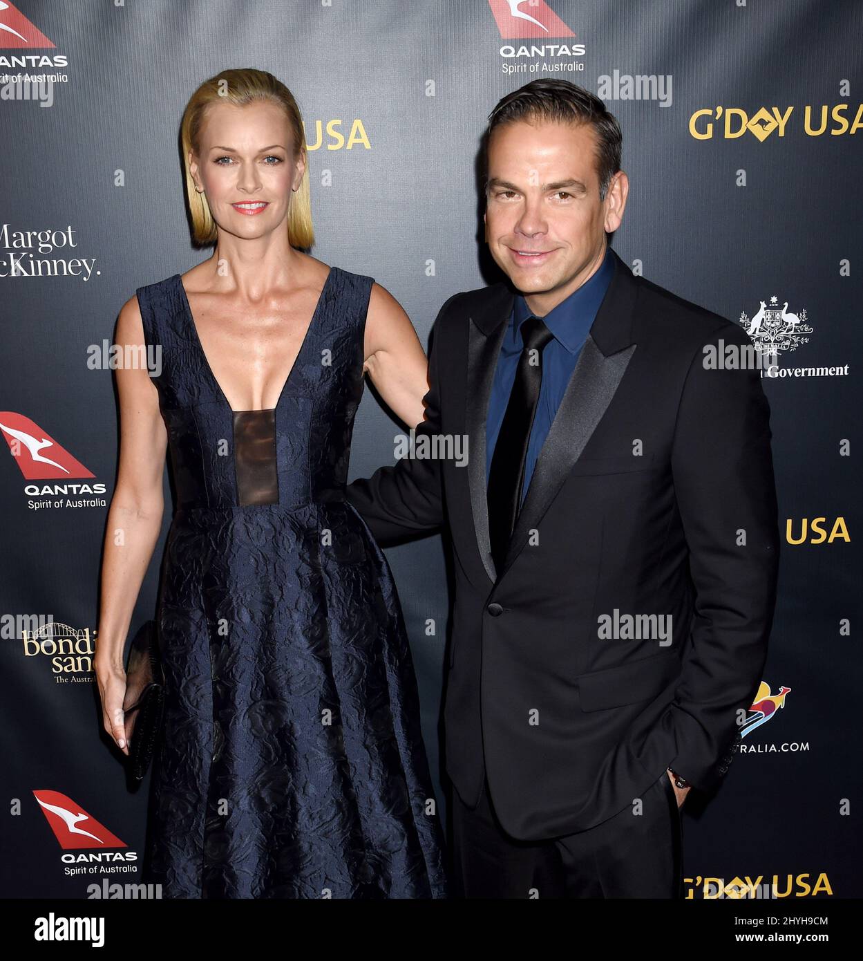 Sarah Murdoch and Lachlan Murdoch arrive at the 16th Annual G'Day USA