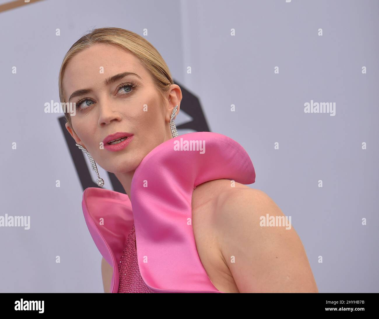 Emily Blunt at the 25th Annual Screen Actors Guild Awards held at the Shrine Auditorium Stock Photo