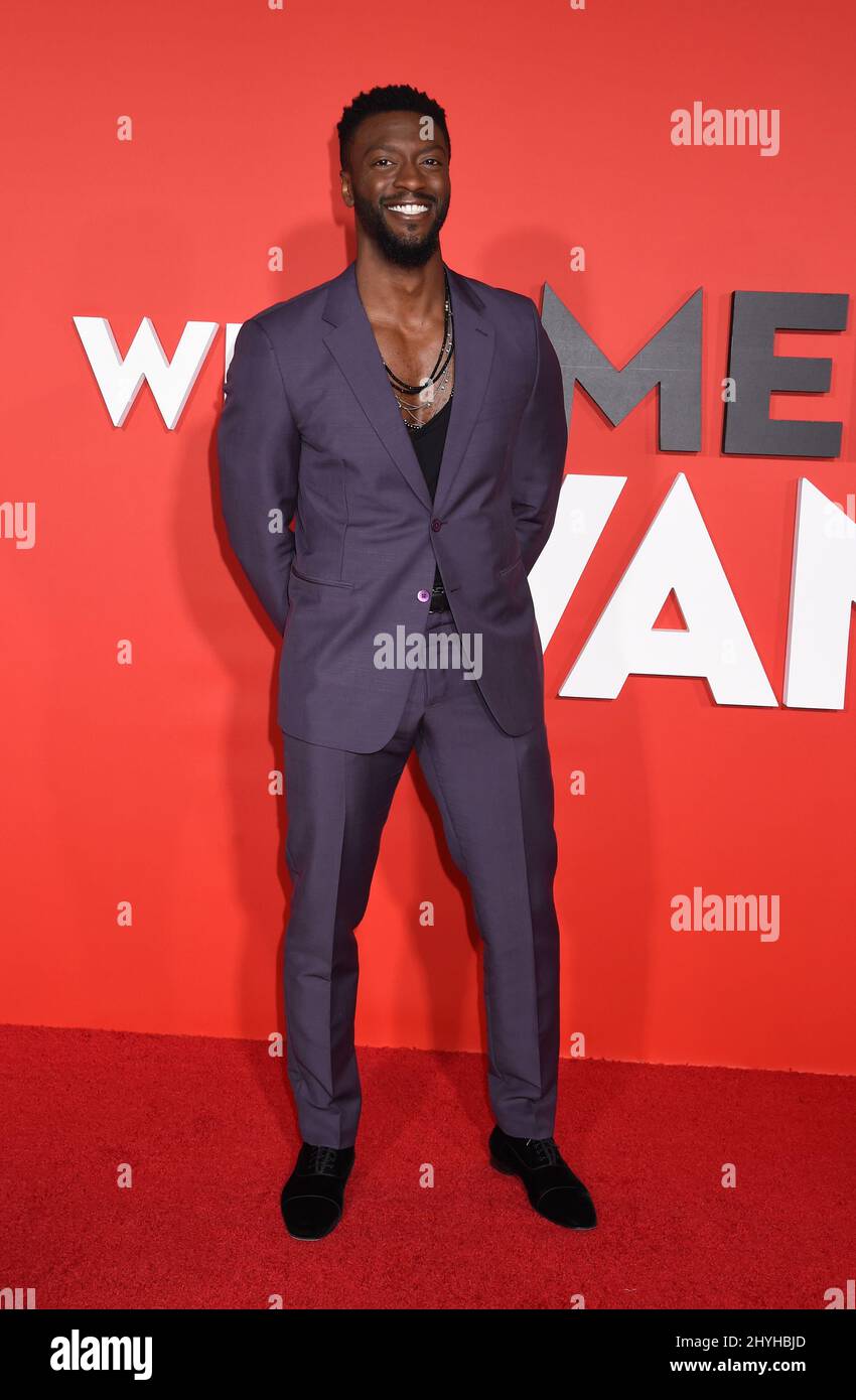 Aldis Hodge at the US premiere of "What Men Want" held at the Regency