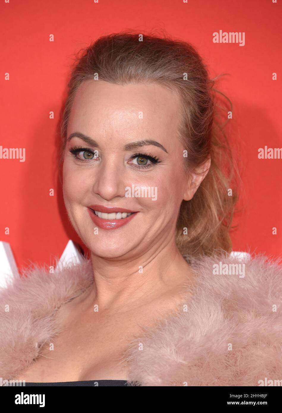 Wendi McLendon-Covey at the US premiere of 'What Men Want' held at the Regency Village Theatre Stock Photo