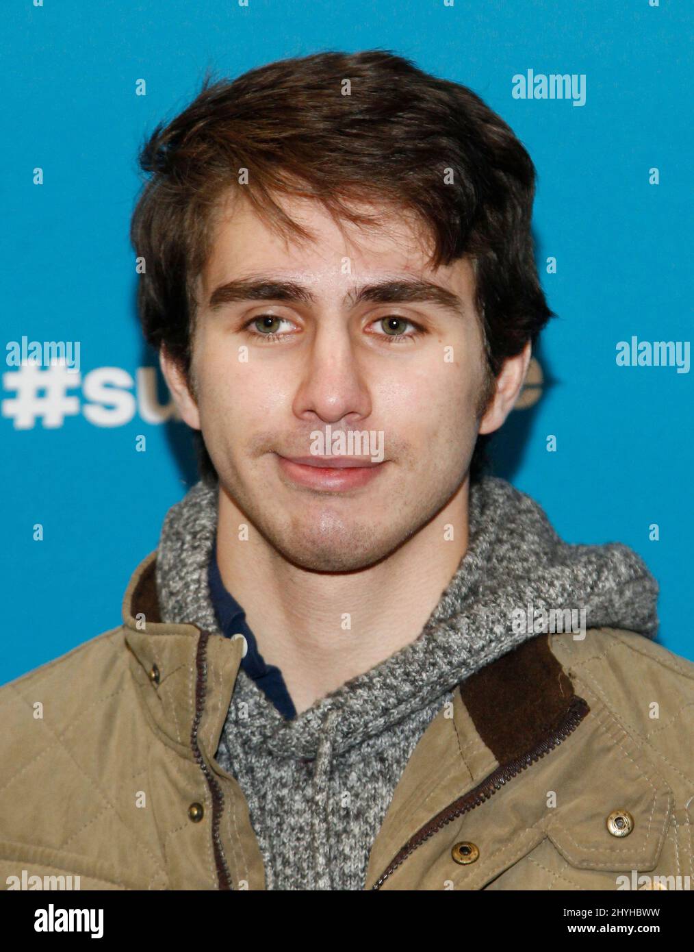 Cameron August at the premiere of 