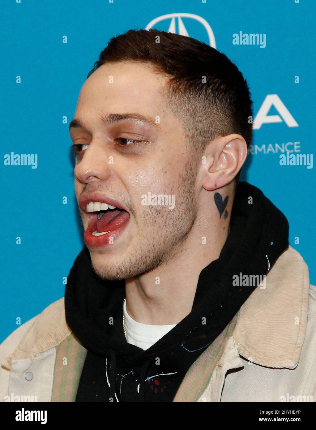 Pete Davidson at the premiere of 