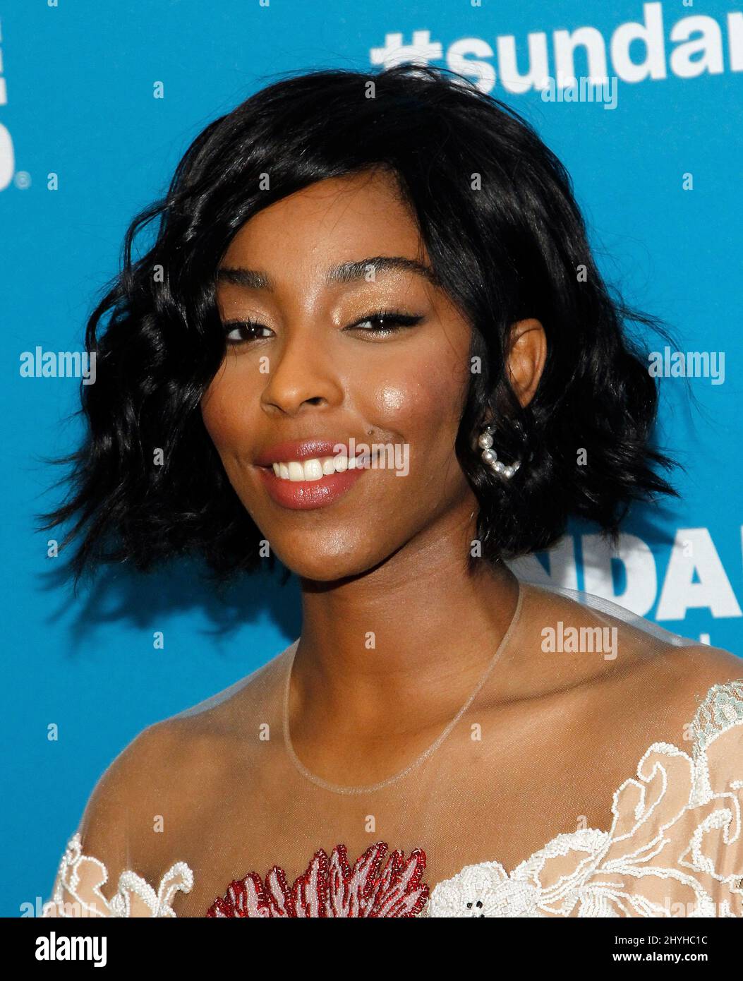 Jessica Williams at the premiere of 'Corporate Animals' during the 2019 Sundance Film Festival Stock Photo