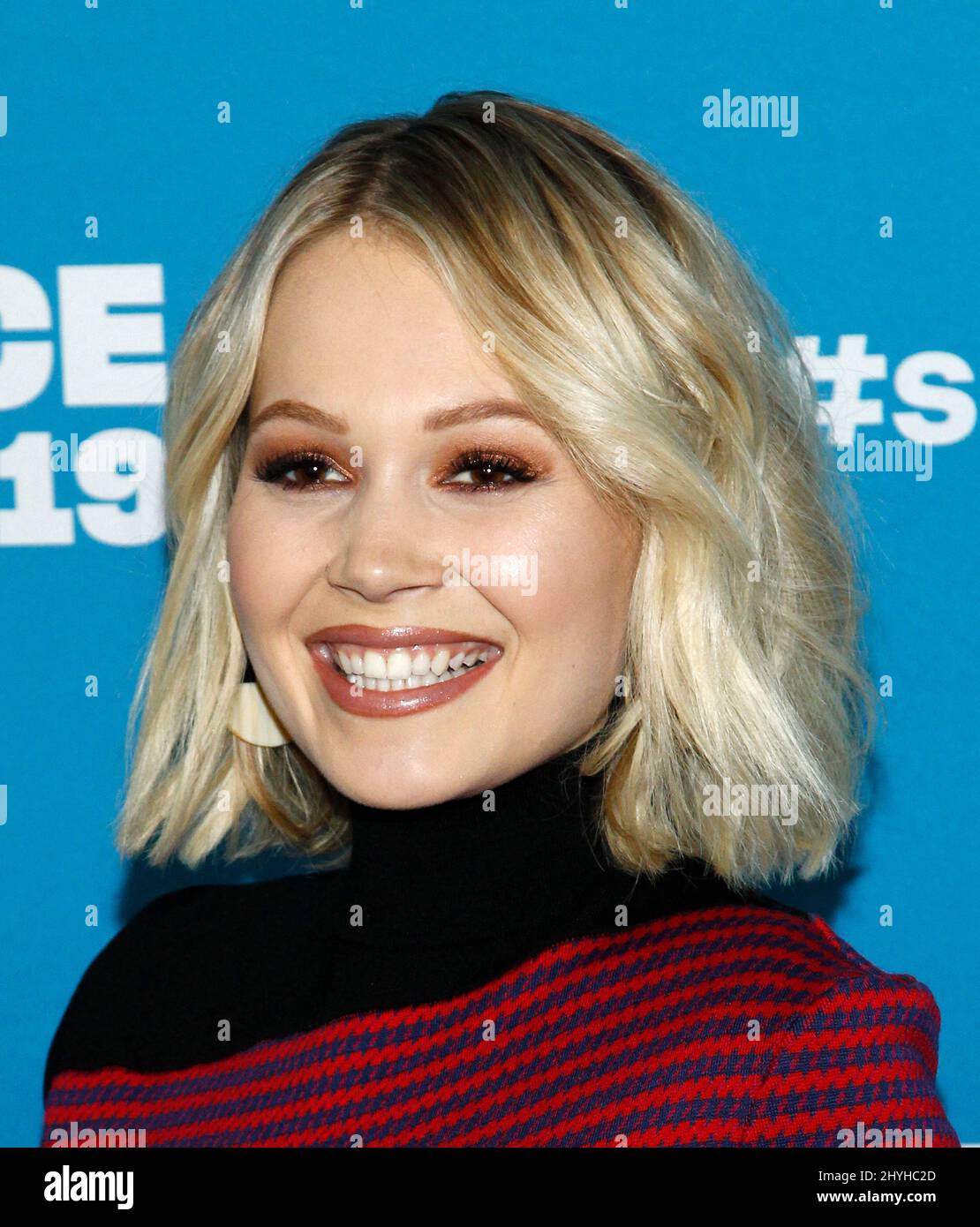 Kelli Berglund at the premiere of 'Now Apocalypse' during the 2019 Sundance Film Festival Stock Photo