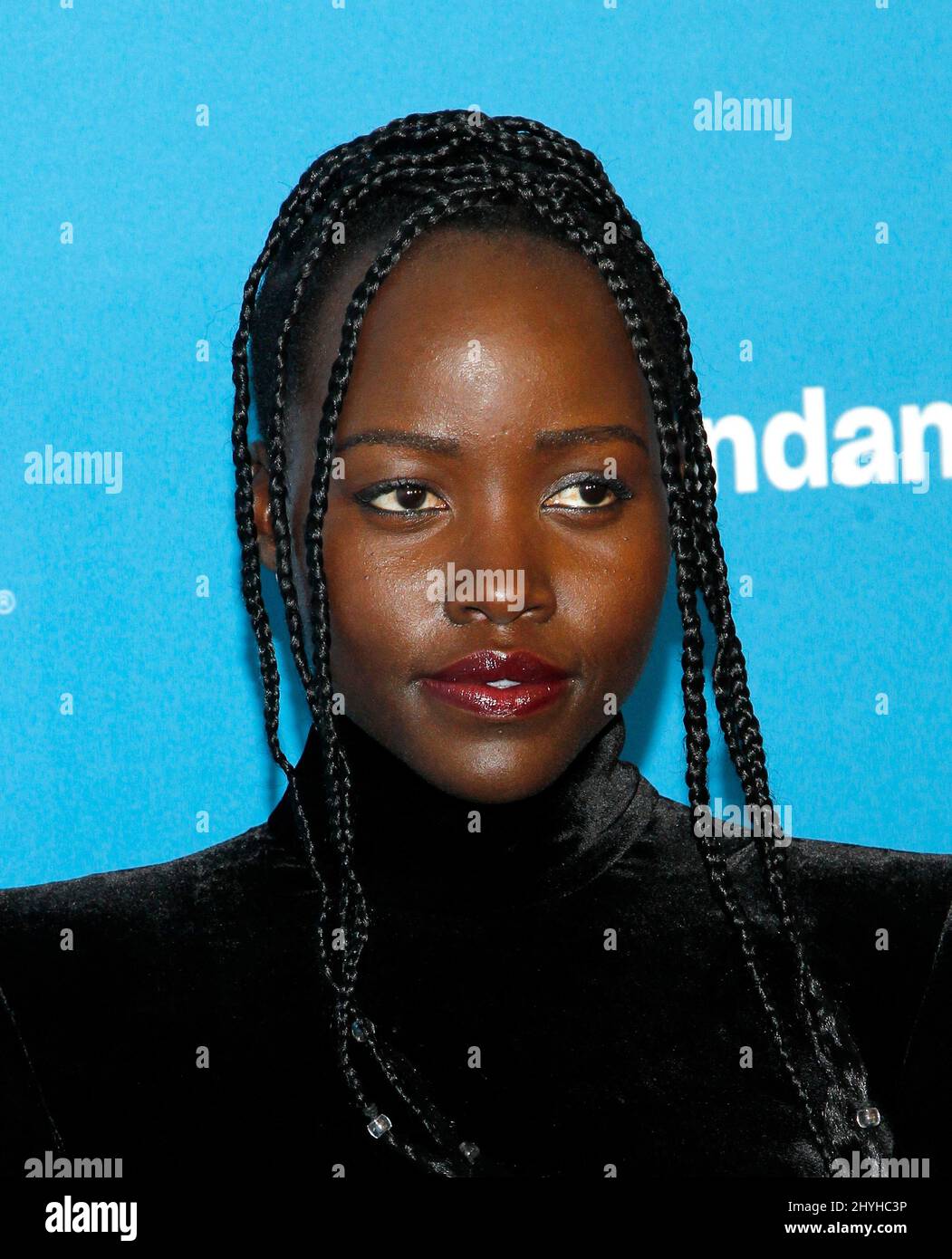 Lupita Nyong'o at the premiere of 'Little Monsters' during the 2019 Sundance Film Festival Stock Photo