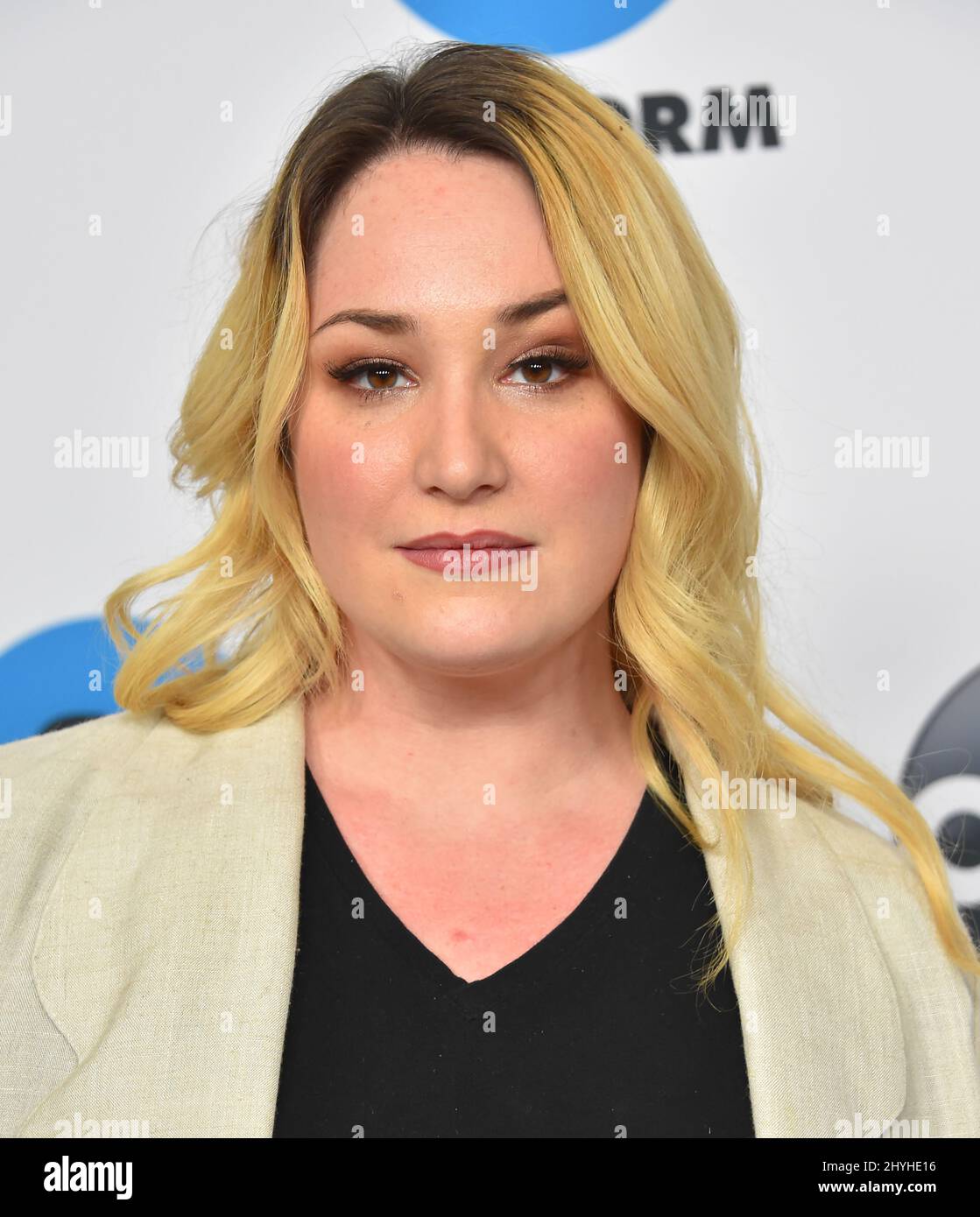 Emma Hunton arriving to the Disney ABC TCA Winter Press Tour 2019 at