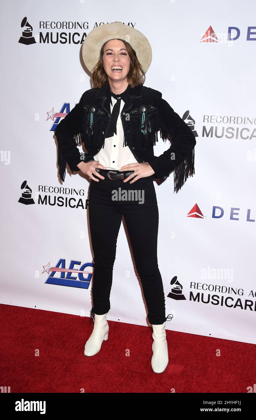 Brandi Carlile at the 2019 MusiCares Person of the Year Honoring Dolly