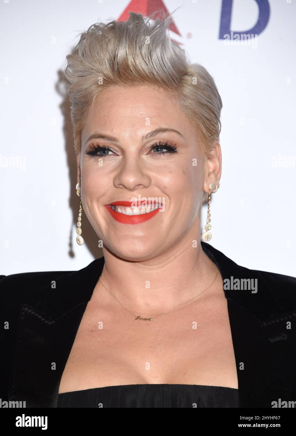 Pink at the 2019 MusiCares Person of the Year Honoring Dolly Parton