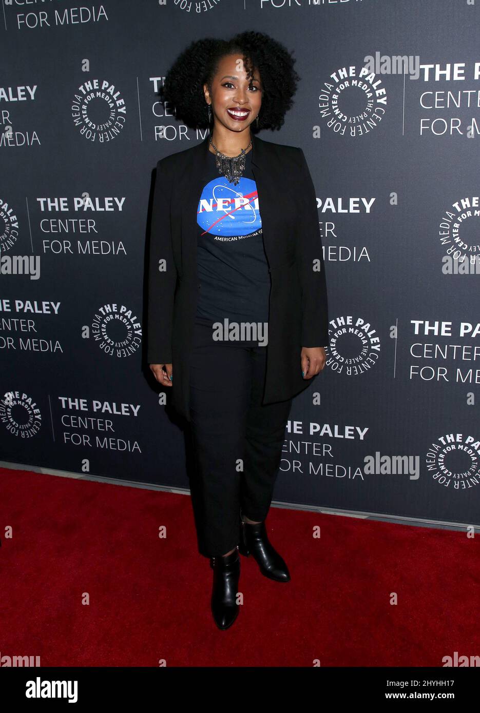 Karama Horne at the Black Lightning: Preview Screening and Discussion at The Paley Center Stock Photo