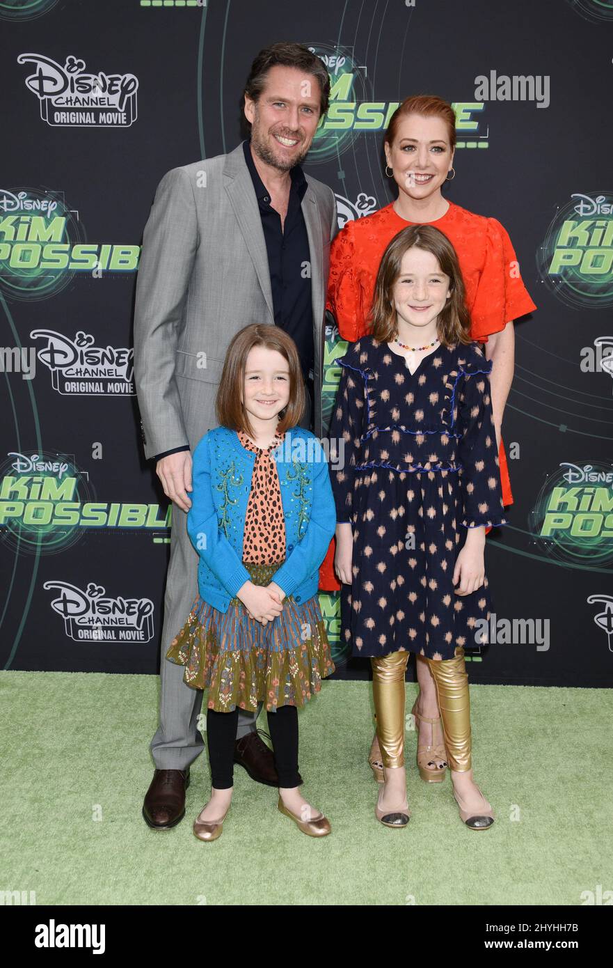 Alexis Denisof, Alyson Hannigan, Satyana Denisof and Keeva Denisof at