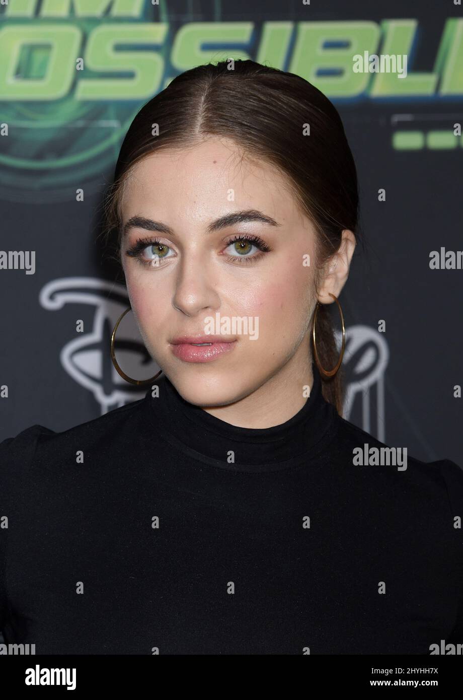 Baby Ariel at Disney Channel's 'Kim Possible' Premiere held at the Television Academy Stock Photo