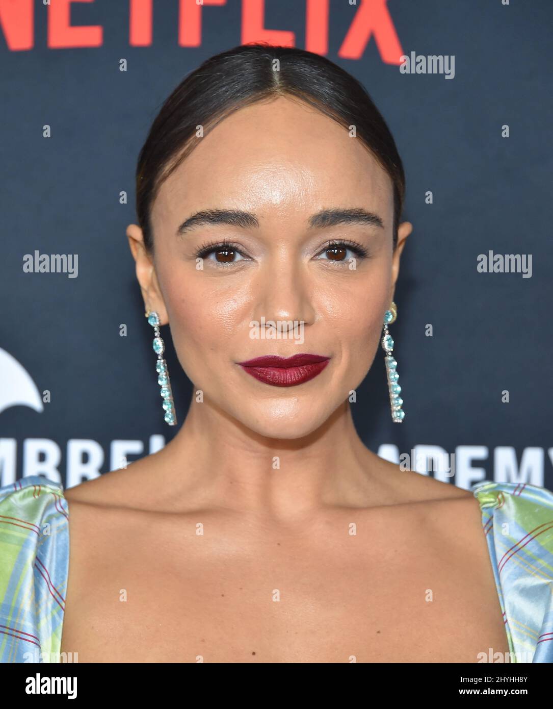 Ashley Madekwe arriving to the Netflix's 'The Umbrella Academy' Season