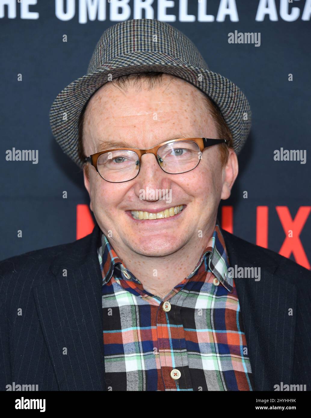 Ken Hall arriving to the Netflix's 'The Umbrella Academy' Season 1