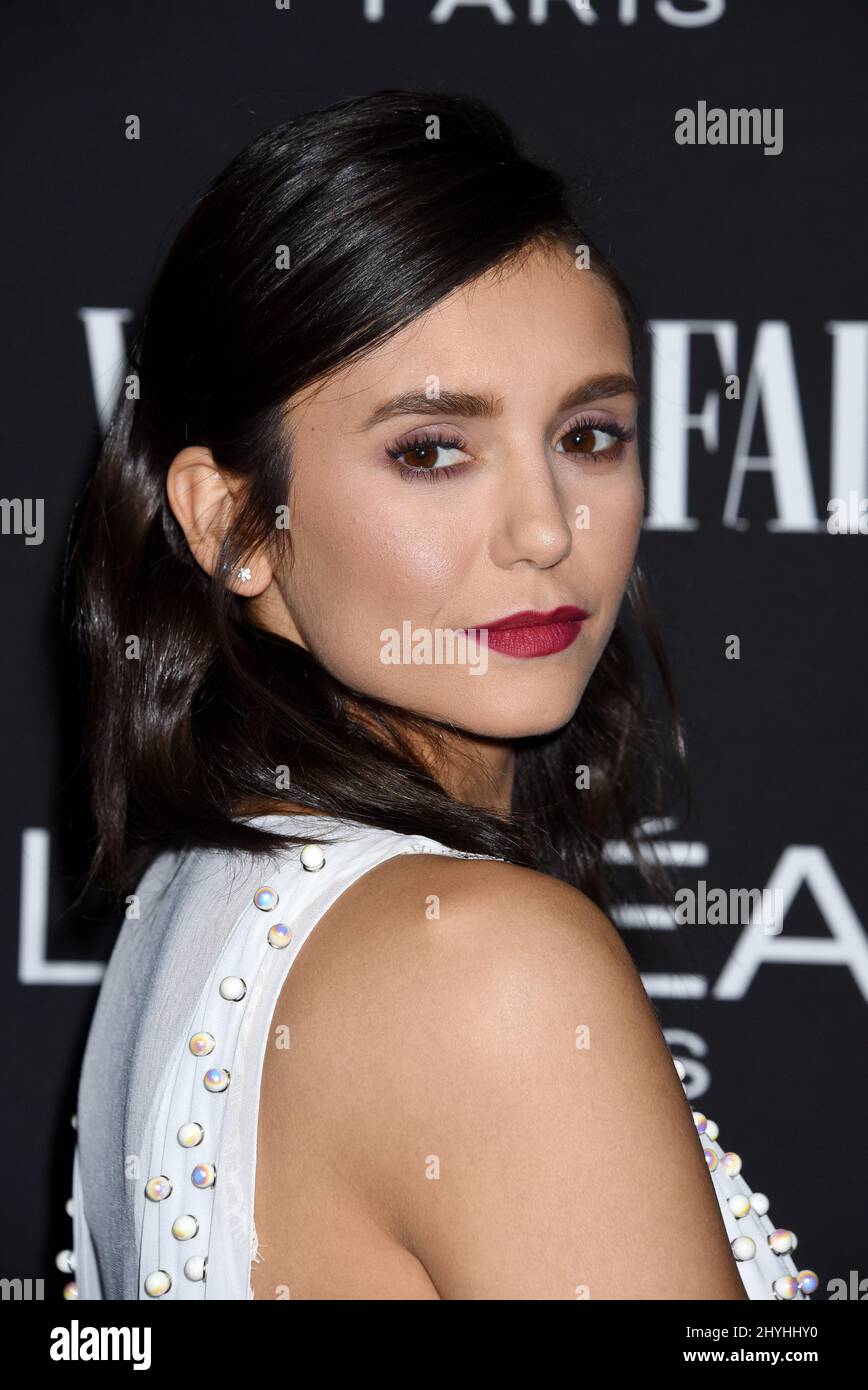 Nina Dobrev at the Vanity Fair and L'Oreal Paris Celebrate New