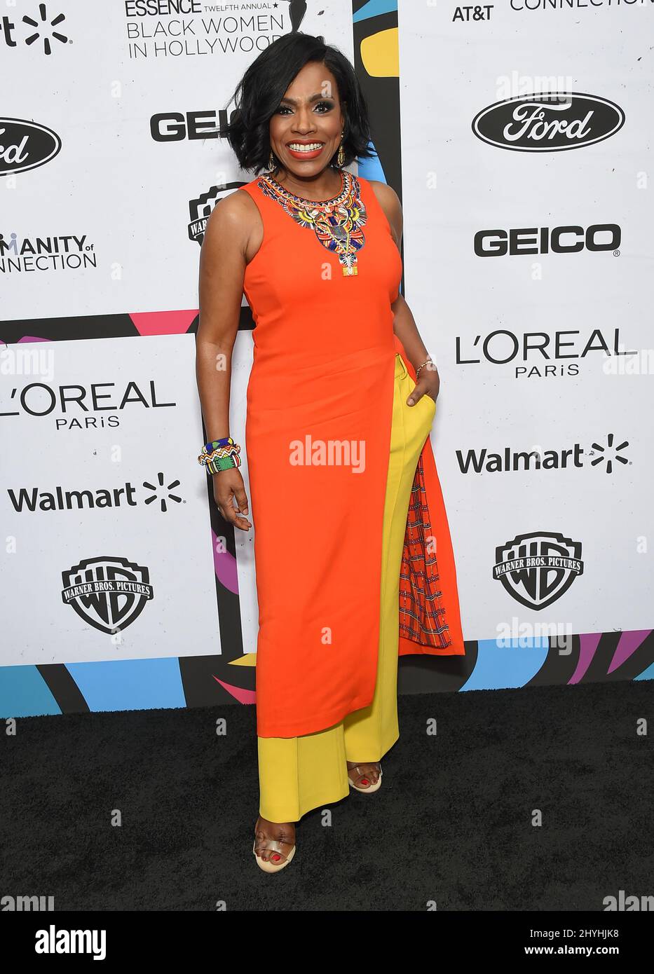 Sheryl Lee Ralph attending the Essence Celebrates Black Women in Hollywood event at Beverly Wilshire Hotel in Los Angeles, California Stock Photo
