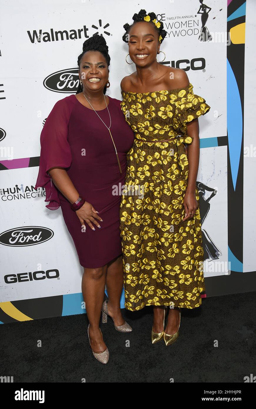 Kiki Layne attending the Essence Celebrates Black Women in Hollywood event at Beverly Wilshire Hotel in Los Angeles, California Stock Photo