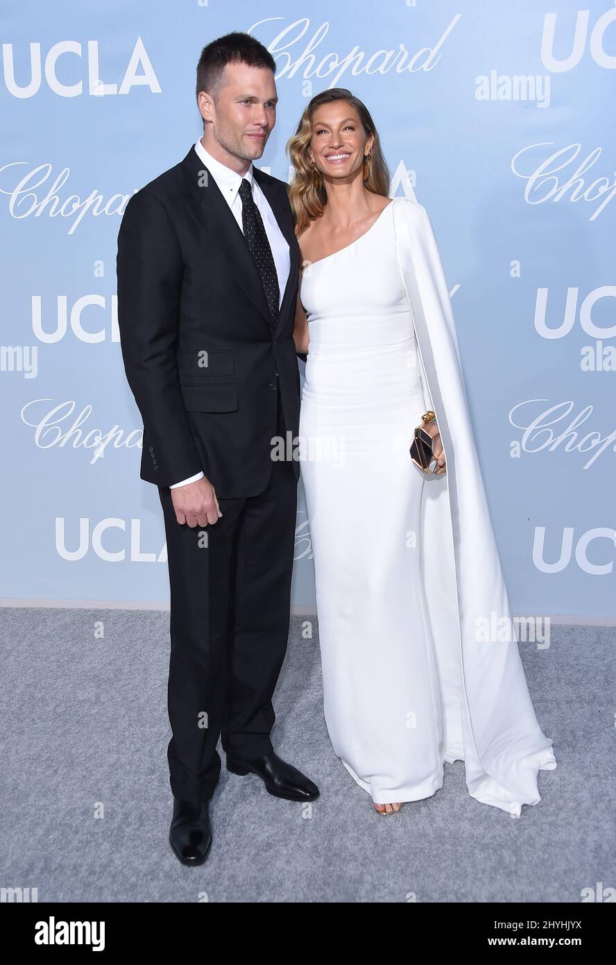 Tom Brady and Gisele Bundchen attending the Hollywood For Science gala in Los Angeles, California Stock Photo