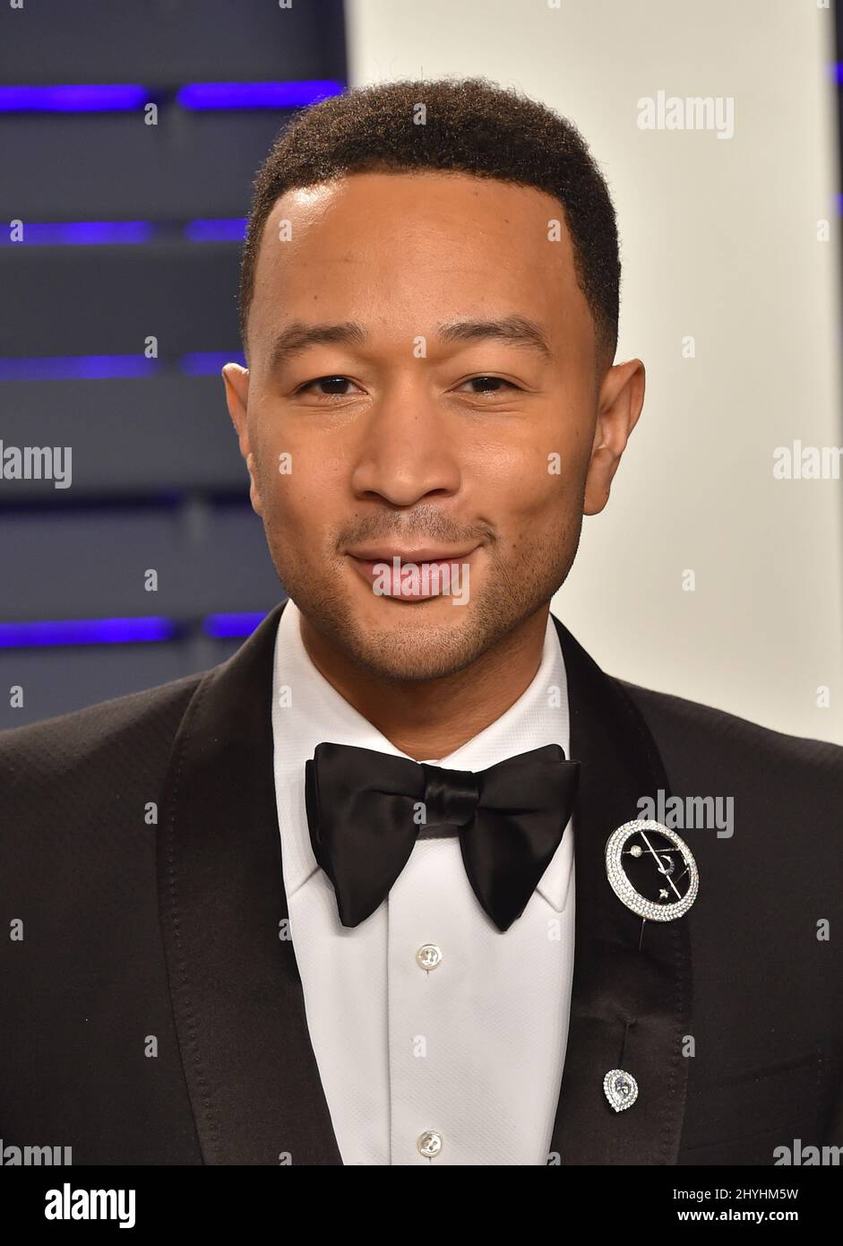 John Legend attending the 2019 Vanity Fair Oscar Party held at the Wallis Annenberg Center for the Performing Arts in Beverly Hills, California Stock Photo